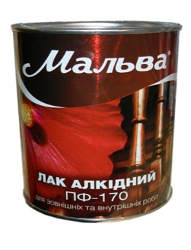 Алкидный лак Мальва™ ПФ-170 - 2.3 кг.