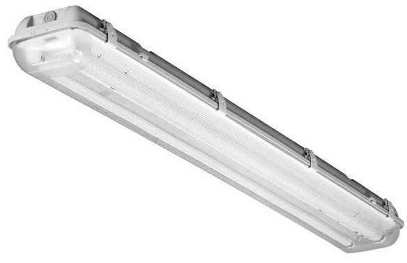 Светильник пылевлагозащищенный с LED лампами EVRO-LED-SH-2*10 (2*600)