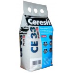Затирка для швов плитки Ceresit-CE-33 PLUS 115 - Серый цемент 2кг.