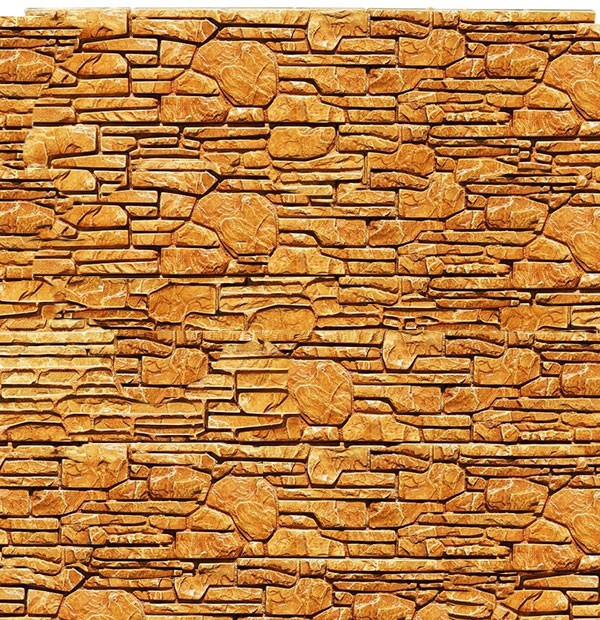 Декоративная плитка из гипса Коллекция «Бастион коричневый»
