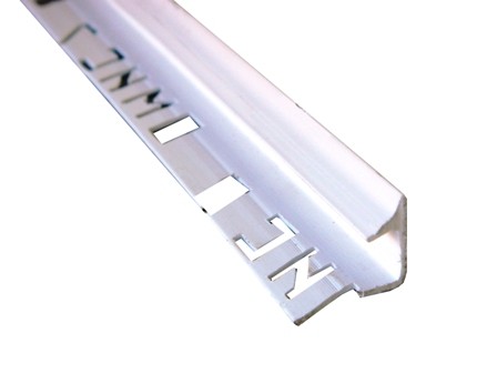 Уголок внутренний для плитки (белый) 7 мм. Plast Lux