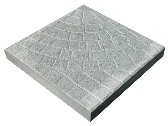 Тротуарная плитка «Сегмент» 400x400x50мм. серый