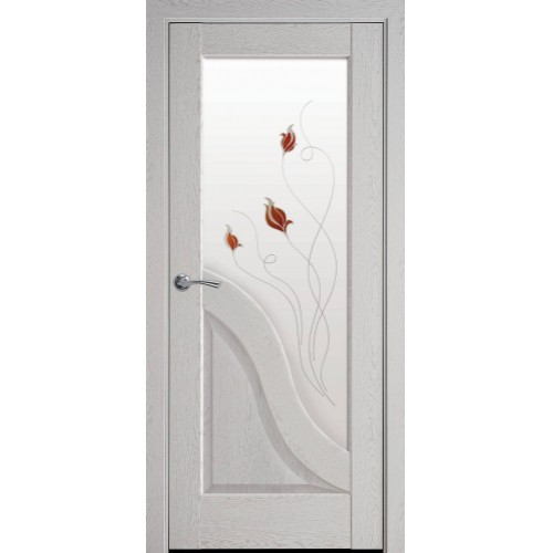 Дверное полотно МАЭСТРА «Амата» со стеклом и рисунком Р1 - фото 2