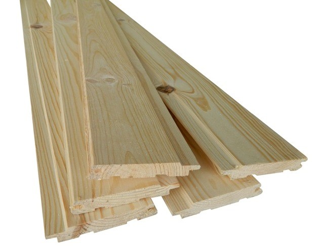 Вагонка деревянная «Стандарт» сосна 80x2200мм. x 10шт. (1,76кв.м.)