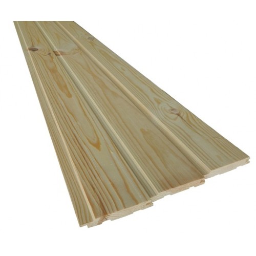 Вагонка деревянная «Стандарт» сосна 80x3000мм. x 10шт. (2,4кв.м.) - фото 1