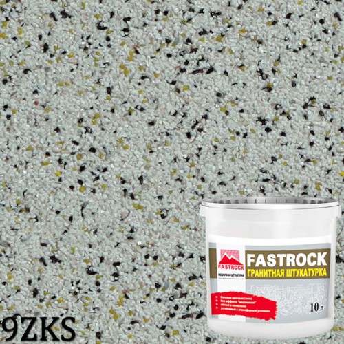 Гранитно-мраморная штукатурка 9ZKS «Fastrock Granit Akryl» 14кг.