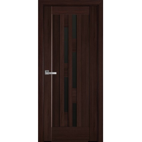 Дверное полотно «Лаура» с черным стеклом