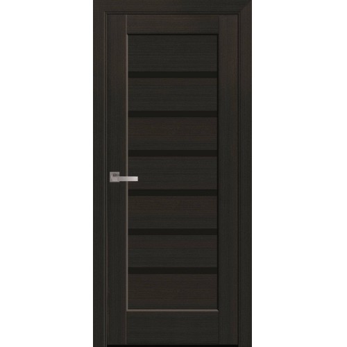 Дверное полотно «Линнея» с черным стеклом - фото 4