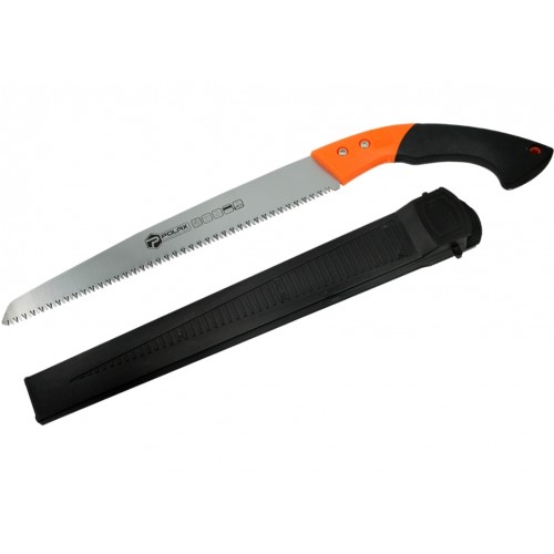 Ножовка садовая с пластиковой ручкой и защитным чехлом Polax (70-015) 300мм.