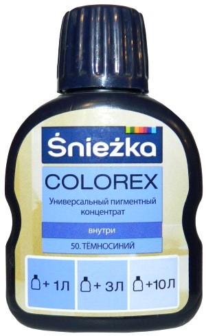 Sniezka Colorex Краситель №50 Темно-синий 100 мл.