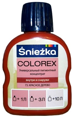 Sniezka Colorex Краситель №73 Красное дерево 100 мл.