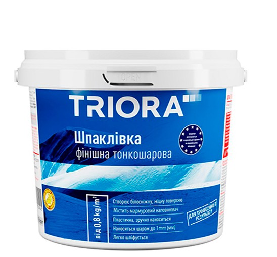 Шпатлевка финишная акриловая TRIORA 5.0 кг.