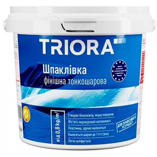 Шпатлевка финишная акриловая TRIORA 16.0 кг.