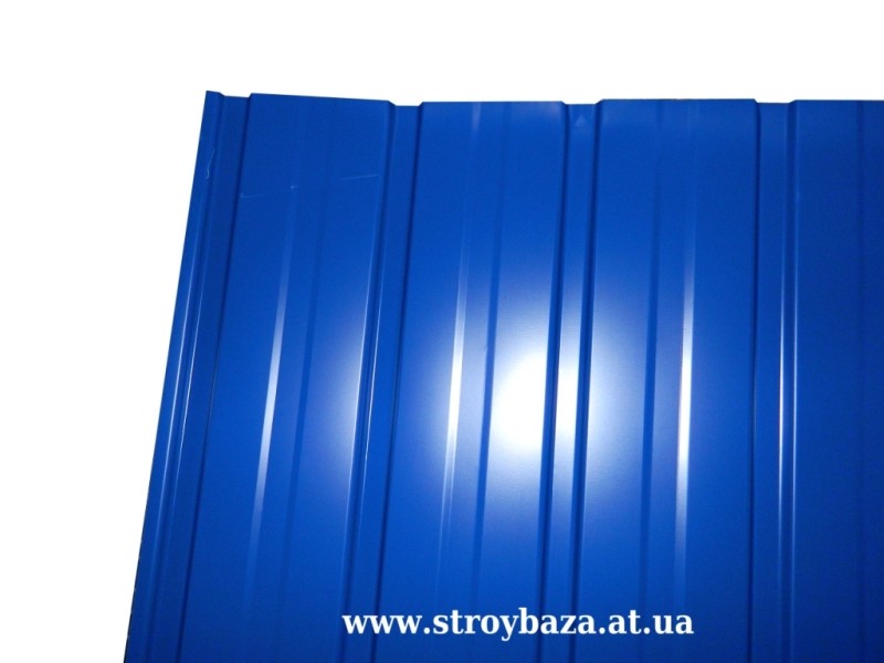 Профнастил С-10 (синий) 950x2000x0.3мм. - фото 1