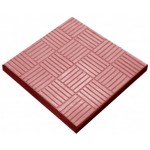 Тротуарная плитка «Шоколадка» 300x300x30 мм. красная