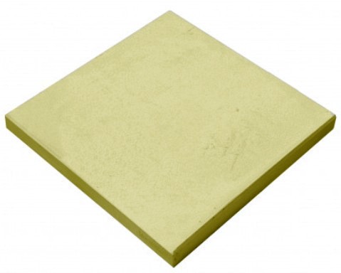 Тротуарная плитка «Гладкий квадрат» 300x300x30 мм. желтый