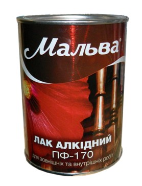 Алкидный лак Мальва™ ПФ-170 - 0.75 л.