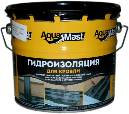 Мастика битумно-резиновая «Кровля» АкваМаст ТехноНиколь (AquaMast) 10 кг.