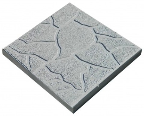 Тротуарная плитка «Песчаник» 300x300x30мм. серый