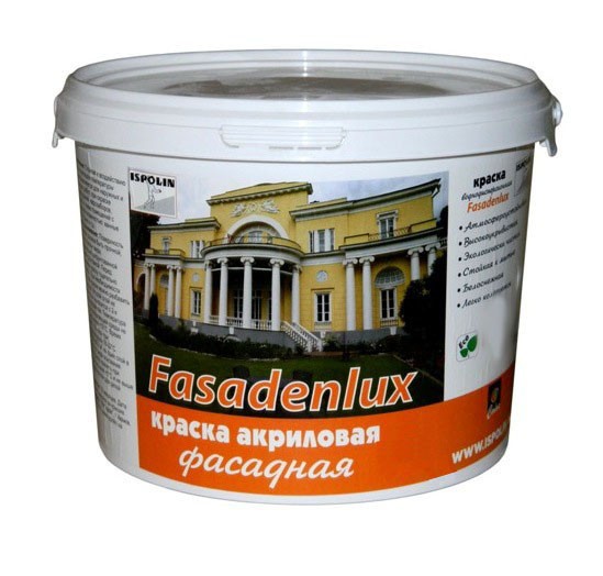Краска акриловая Фасадная «Ispolin» FasadenLux 3 л.