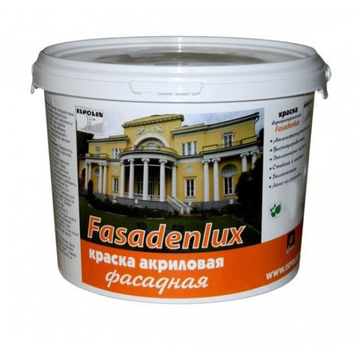 Краска акриловая Фасадная «Ispolin» FasadenLux 3 л.