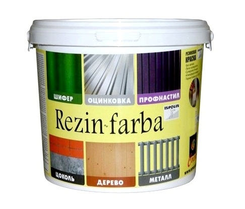 Резиновая краска «Ispolin» Rezin-Farba (белая) 3 л.