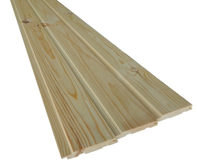 Вагонка деревянная «Стандарт» сосна 80x2500мм. x 10шт. (2,0кв.м.) - фото 1