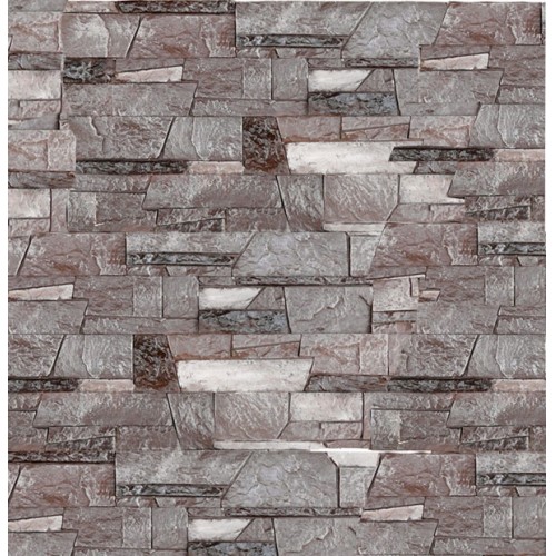 Гипсовая плитка «Доломит 03» коричневый (фото)