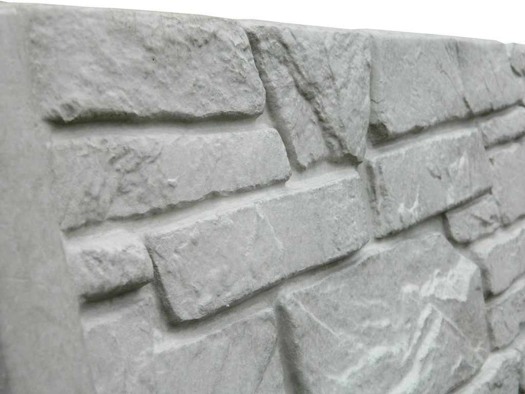 Плита еврозабора глянцевая «Карпатский камень» 500x2000x40 мм. - фото 2