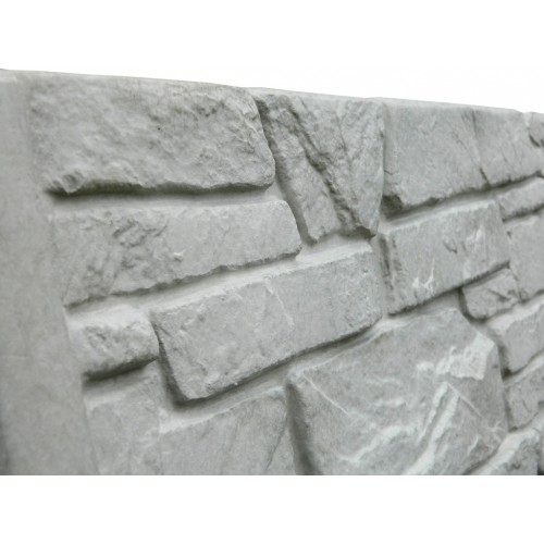 Плита еврозабора глянцевая «Карпатский камень» 500x2000x40 мм. - фото 2