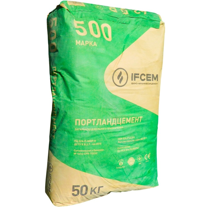 Цемент «IFCEM» ПЦ-II/А-П М-500 (Ивано-Франковск) 50 кг.