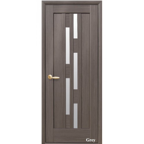 Дверное полотно «Лаура» с матовым стеклом сатин
