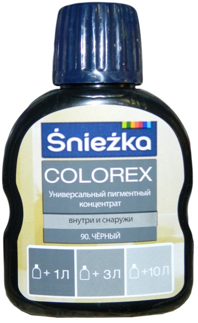 Sniezka Colorex Краситель №90 Черный 100 мл.