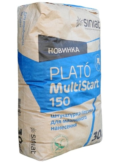 PLATO MultiStart штукатурка для ручного и машинного нанесения 30кг.