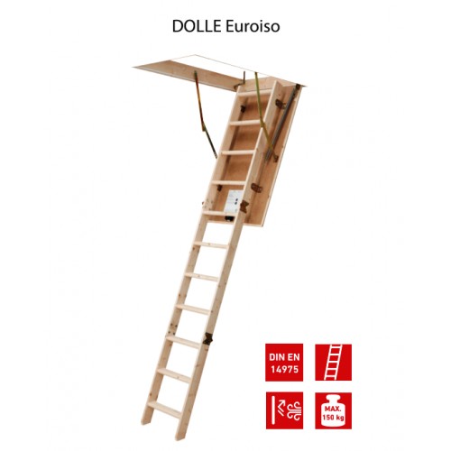 Чердачная лестница Dolle EUROISO 120x70см. (22375 PL) - фото 1