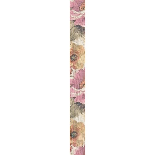 Керамический фриз Троя 3 (цветы) 500x47мм.