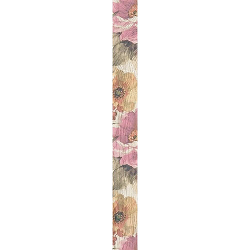 Керамический фриз Троя 3 (цветы) 500x47мм.