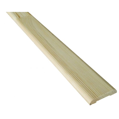 Наличник деревянный прямоугольный 60x6x2150 мм.