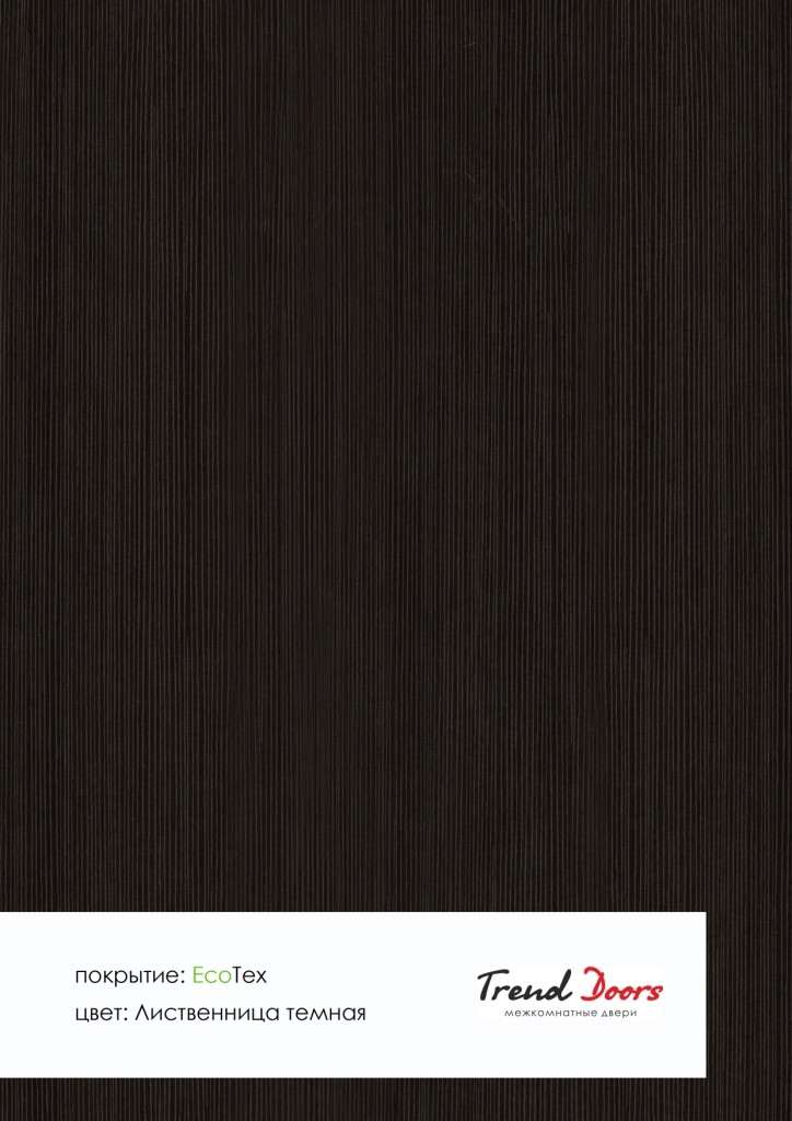 Межкомнатная дверь Albero TINA Т5 Венге (с черным стеклом) - фото 1