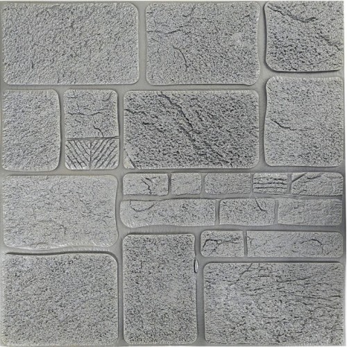 Панель стеновая «CULTURAL STONE» серый мрамор №153 (700x700x7мм.)