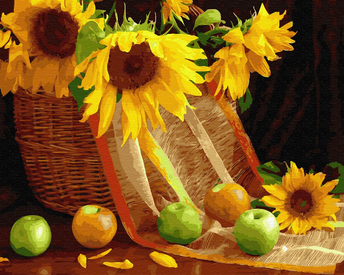 Картина по номерам «Осенние дары» 400x500 мм.