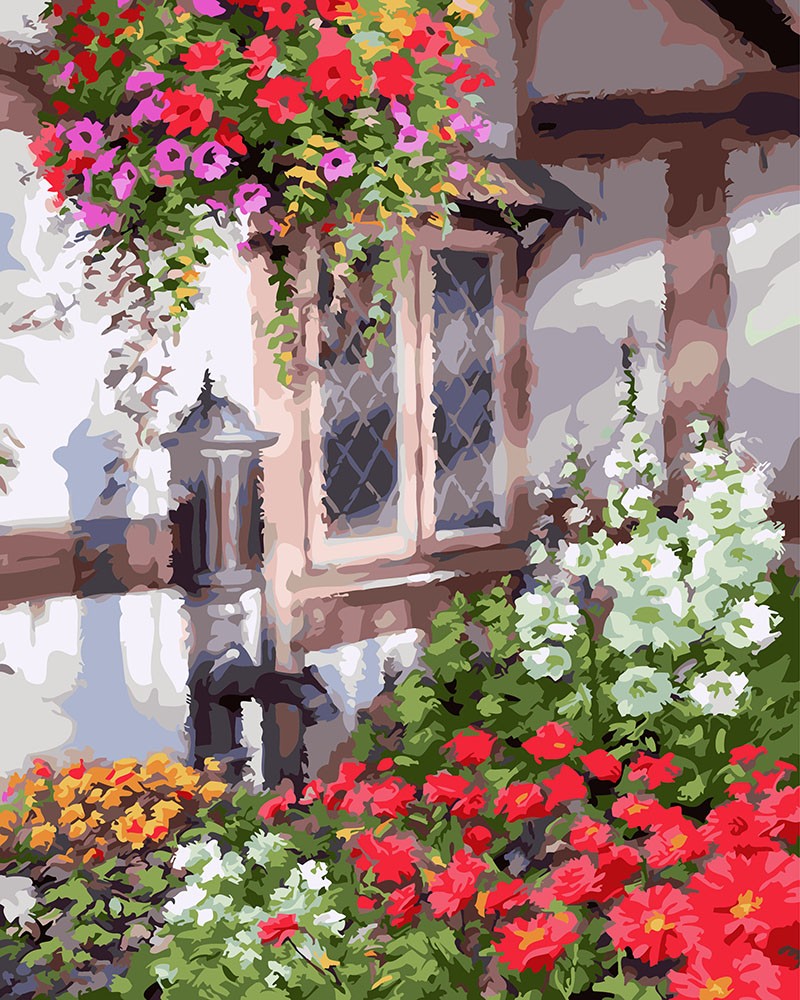 Картина по номерам «Весна стучит в окно» 400x500 мм.