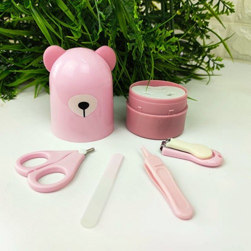 Маникюрный набор розовый «Мишка» (4 предмета) - фото 2