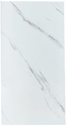 Самоклеящаяся виниловая плитка «Белый мрамор» 300x600мм. СВП-111 - фото 1