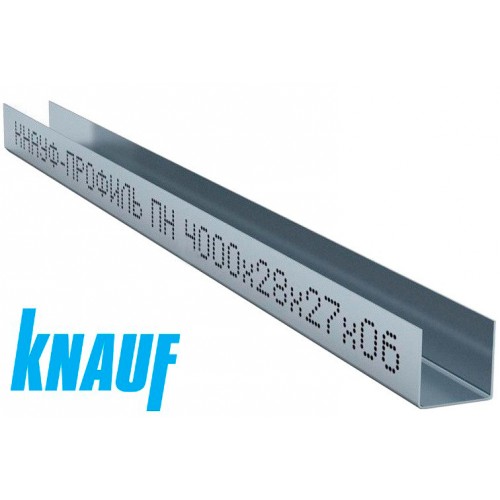 Профиль усиленный KNAUF UD-27 (0,6 мм.) 4 м.