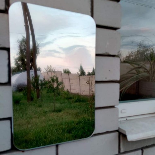 Акриловое зеркало самоклеющиеся (прямоугольное) 270x420x2 мм - фото 3