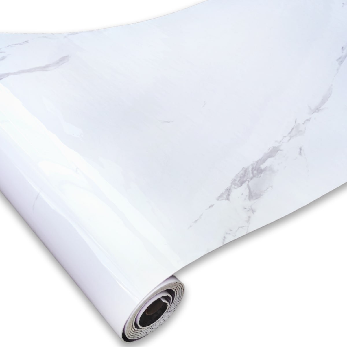 Виниловая плитка в рулоне «Calacatta White» (81020-1) 3000x600x2мм.
