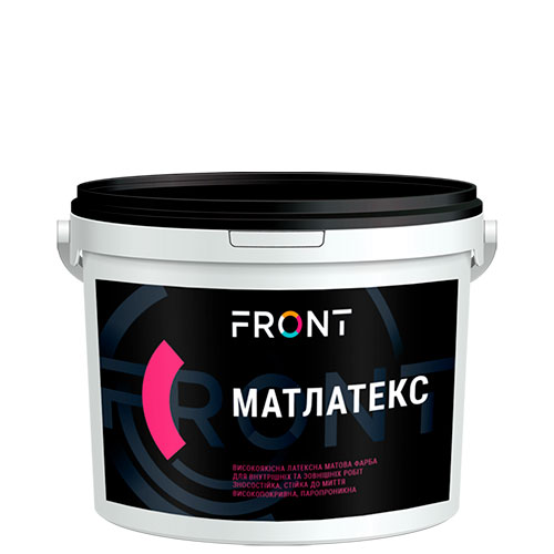 Краска латексная интерьерная FRONT «Матлатекс» 3 кг.
