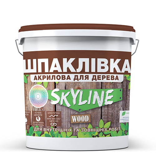 Шпаклевка для дерева SkyLine Wood (белая) 1,5 кг.