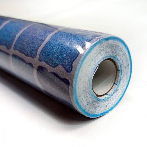 Самоклеющаяся пленка «Синяя мозаика» 0,45х10м (10366) - фото 3